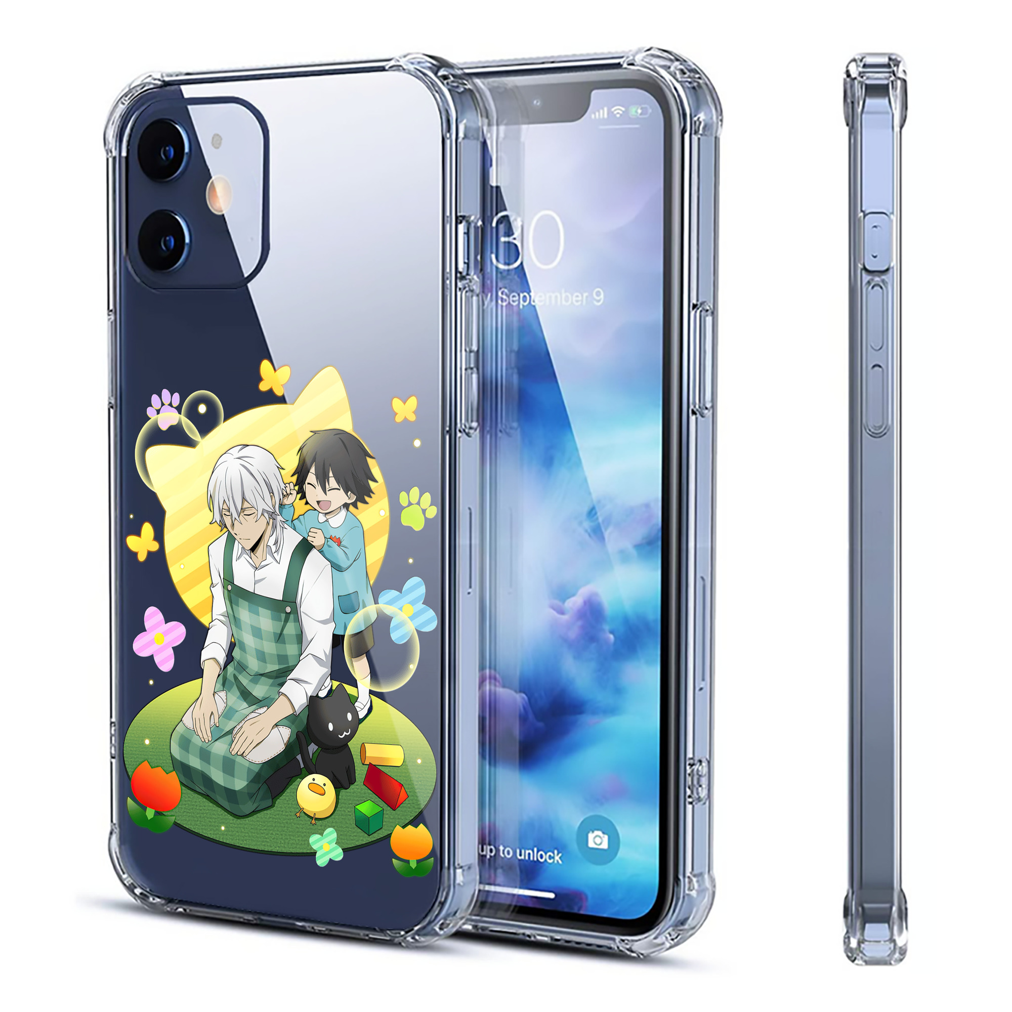 （画像用） 文豪ストレイドッグス Bungo Stray Dogs 【iPhone 12シリーズ対応】透明スマホケース（クリアソフトケース）